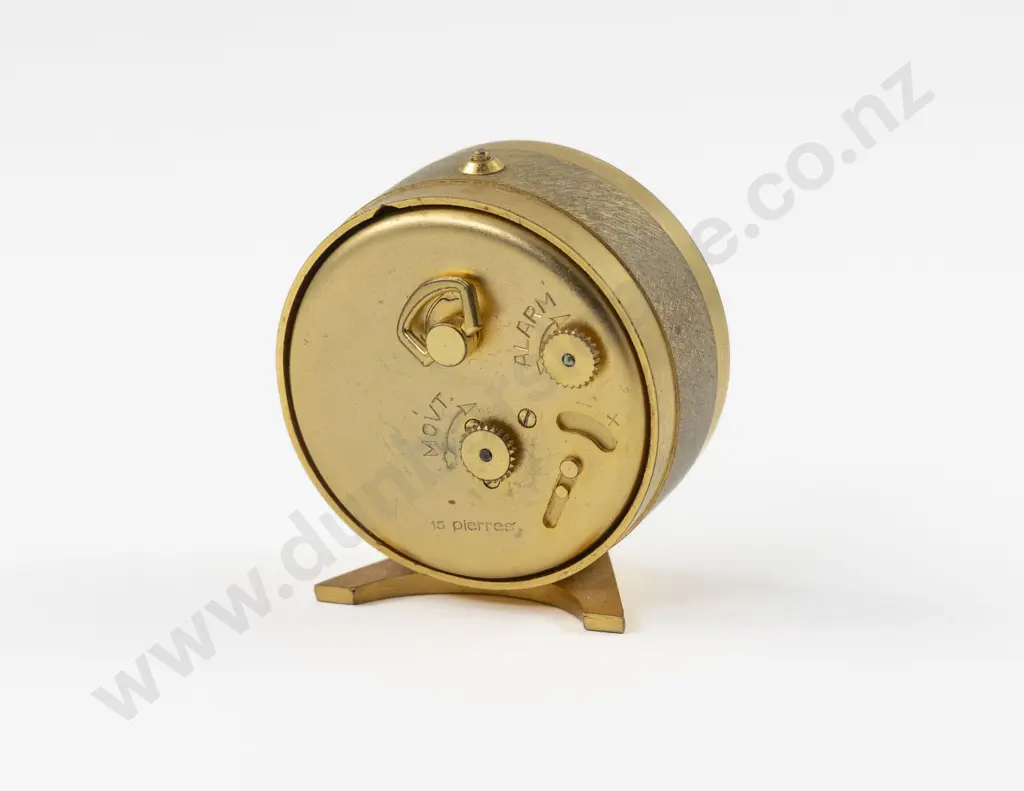 Vintage Jaeger LeCoultre Manual Wind Eight Day Mechanical Table Clock Image 1++