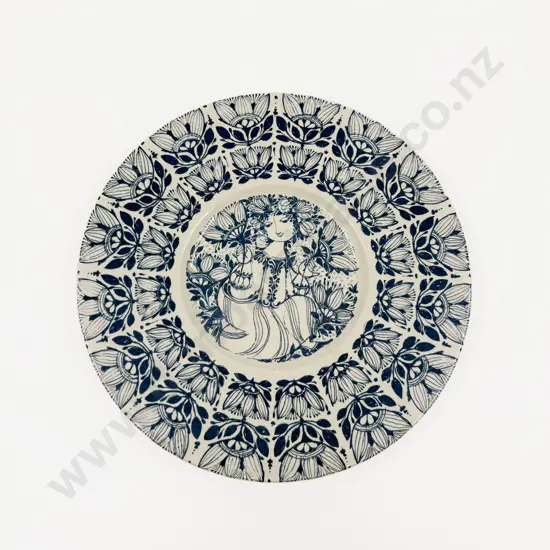 Nymolle Denmark Designed "Bjorn Wiinblad" Wall Plate