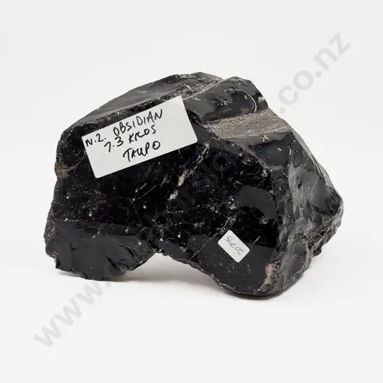 Large Slab of NZ Obsidian (7.3Kg)