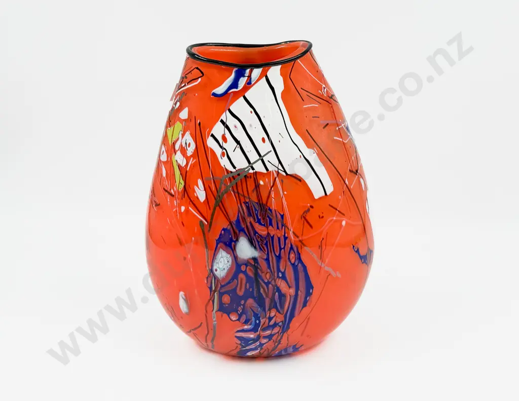Keith Grinter Art Glass Vase Image 1++