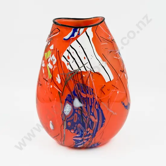 Keith Grinter Art Glass Vase