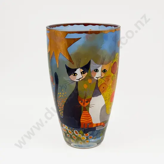 Goebel "Primavera" R. Wachtmeister Designed Glass Vase