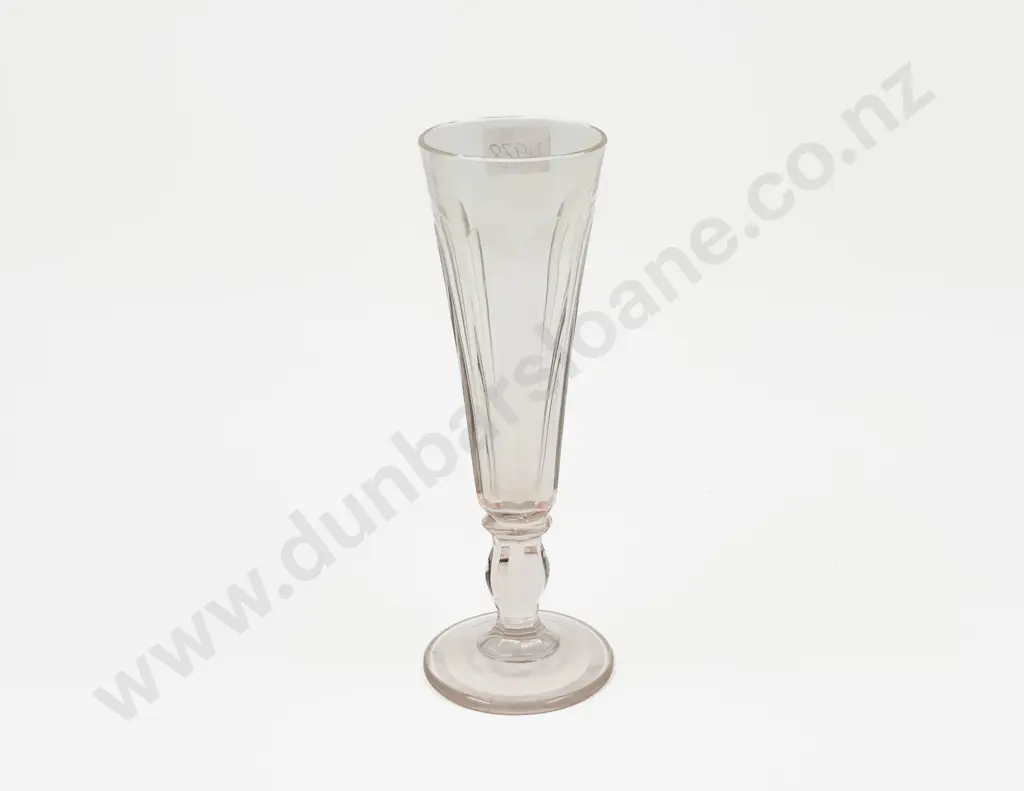 C19th Glass Champagne Flute Image 1++