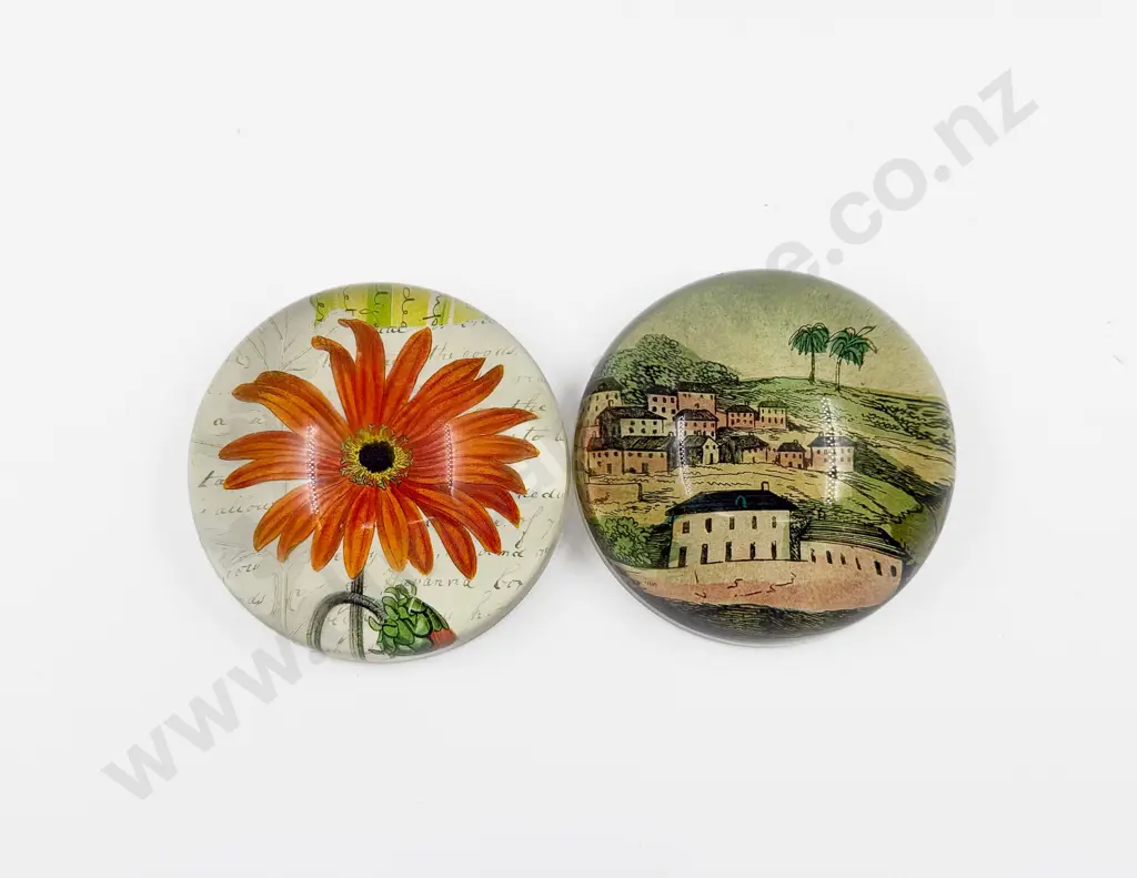 Two John Derian USA Made Paperweights Image 1++