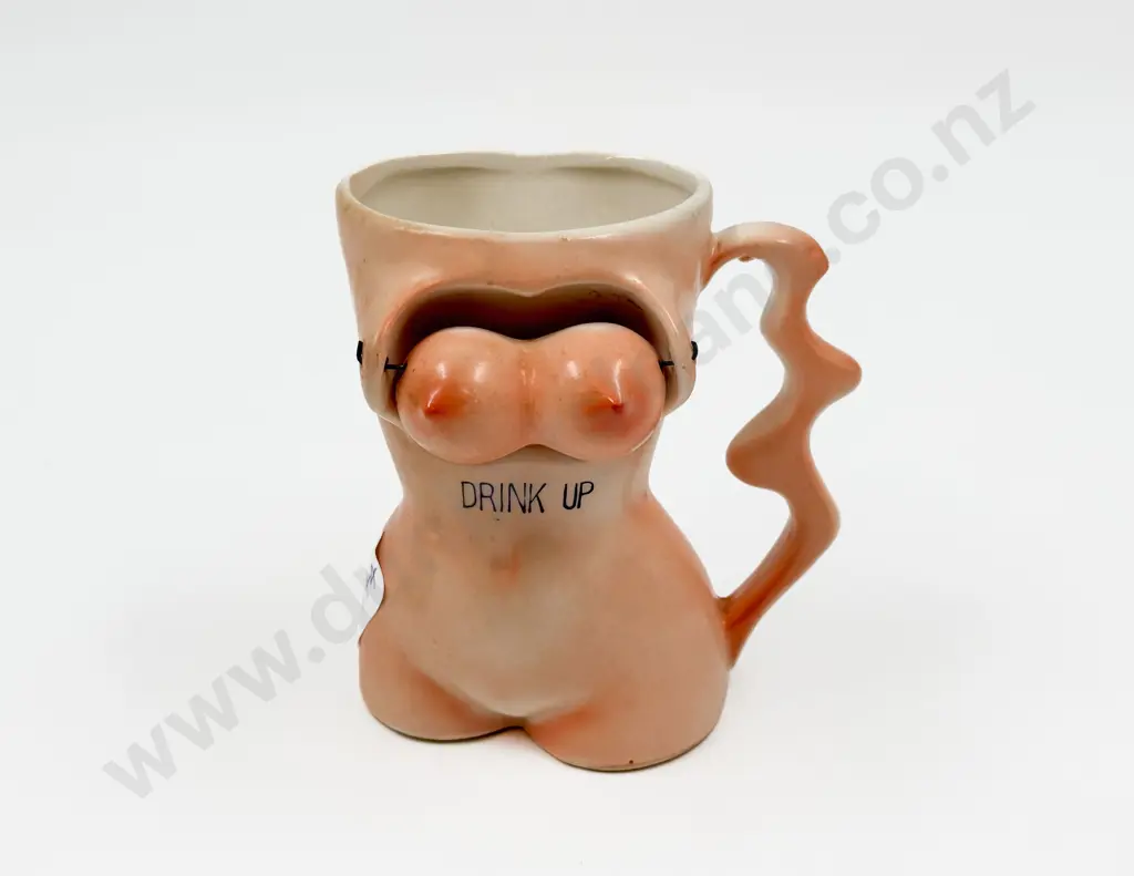 Vintage Novelty Nude Mug Image 1++