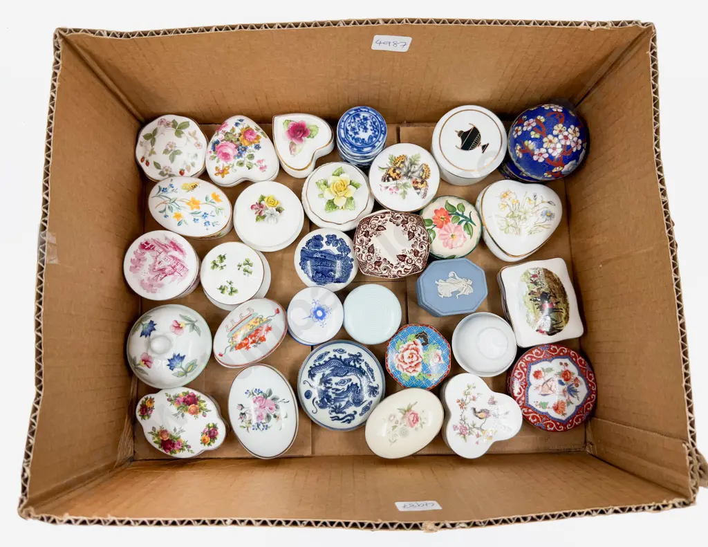 Box Qty of Assorted Trinket Boxes Image 1++