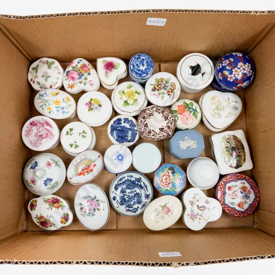 Box Qty of Assorted Trinket Boxes