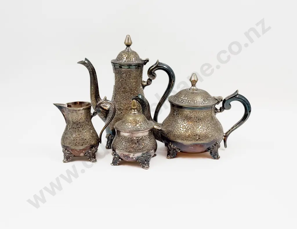 Four Piece S/P Tea Set Image 1++