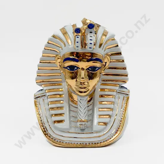 Italian Porcelain Bust of Tutankhamun