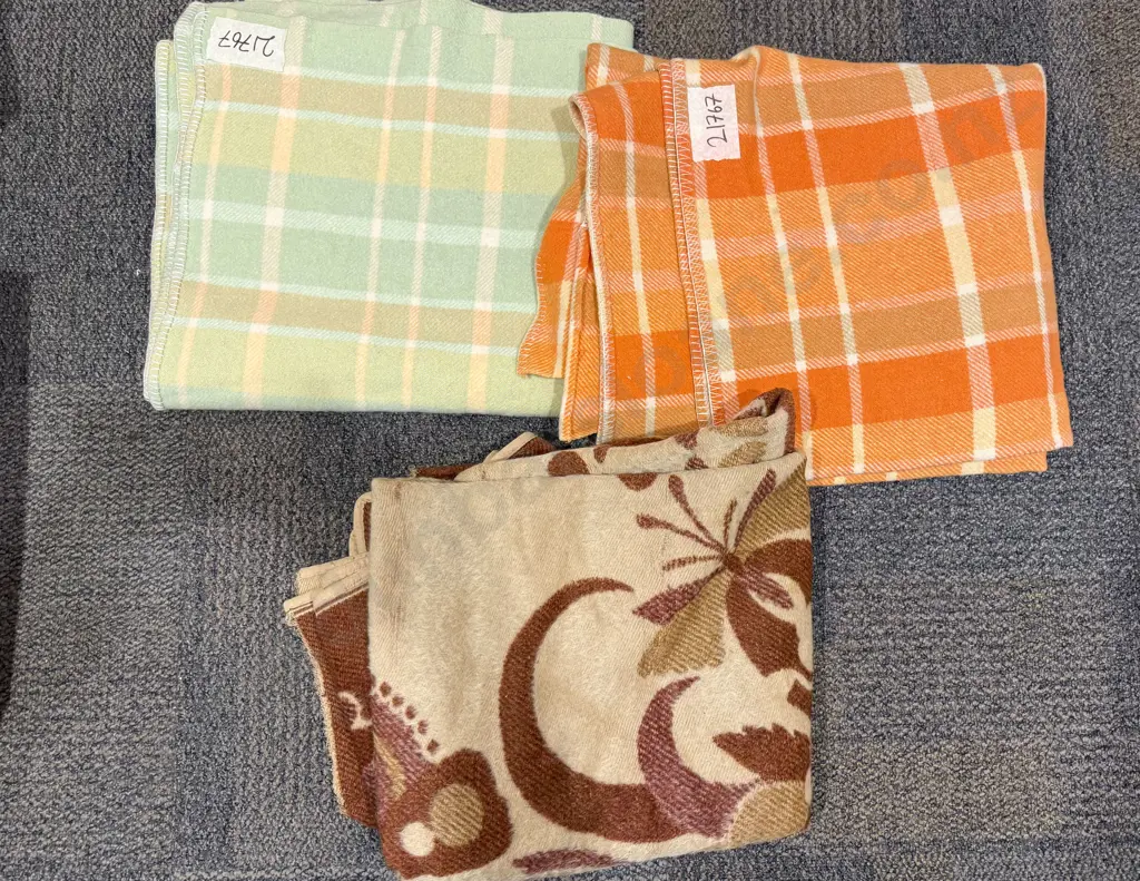 Two NZ Woolen Blankets and Other Image 1++
