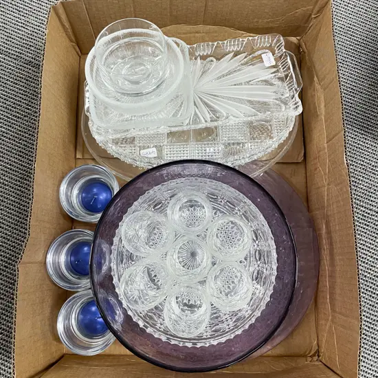 Large Qty of Assorted Crystal and Glassware