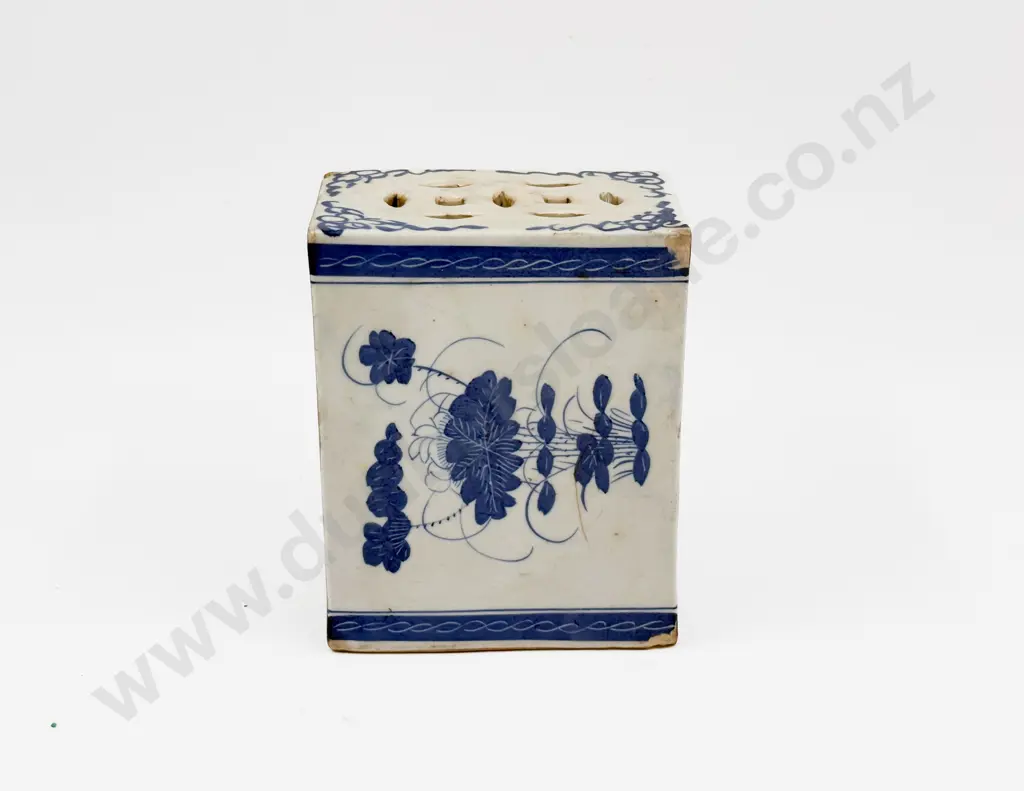Chinese Blue and White Ceramic Incense Block (faults) Image 1++
