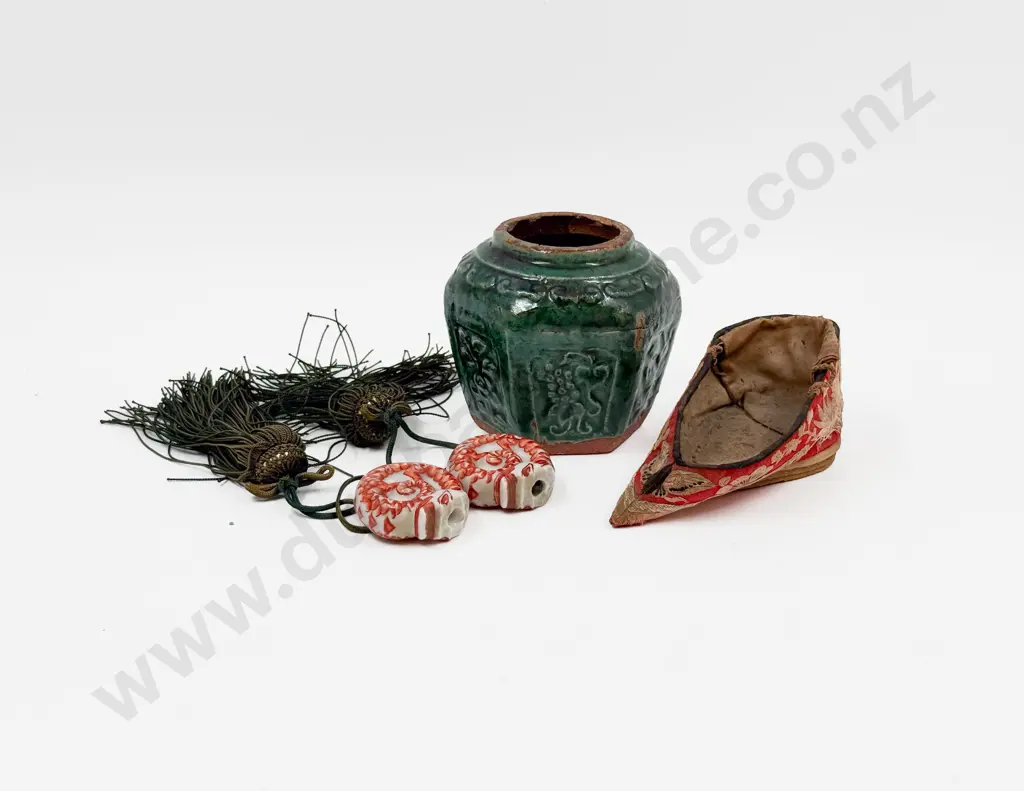 Chinese Green Glazed Ginger Jar and Others (faults) Image 1++