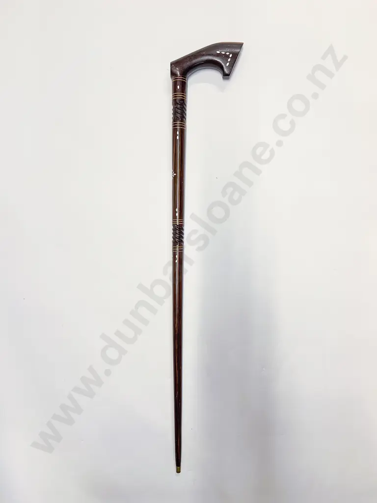 Vintage Pacific Island Chieftain Walking Stick Image 1++