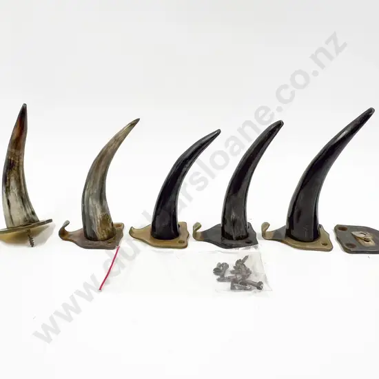 Five Horn Coat Hooks