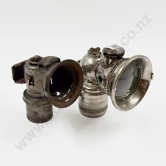 Two Vintage Miners Lamps