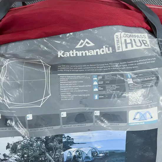 Kathmandu Retreat Compass Hub in Bag
