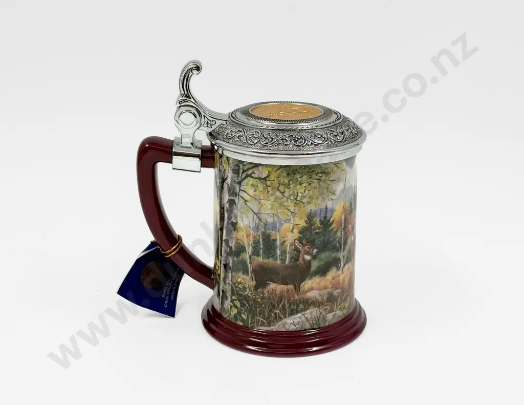 Franklin Mint Guardian of The Forest Tankard Image 1++