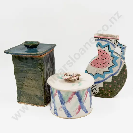 Three Pieces NZ Pottery