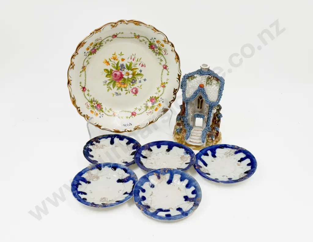 Ceramic Cottage Form Tealight Holder & Assorted China Image 1++