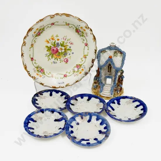 Ceramic Cottage Form Tealight Holder & Assorted China