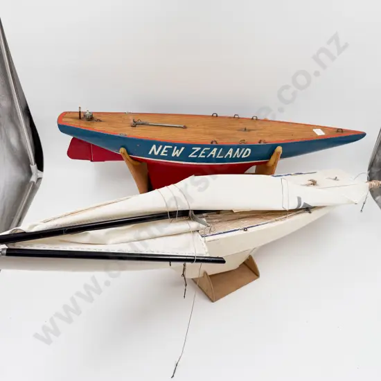 Three Assorted Model Yachts a/f