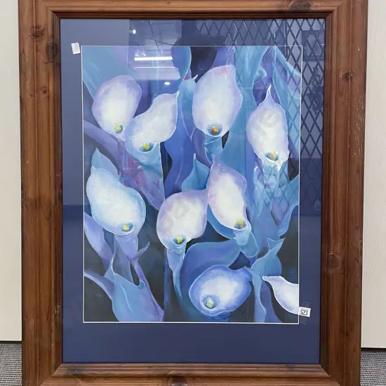 Unsigned - Floral Still Life - Oil on Board