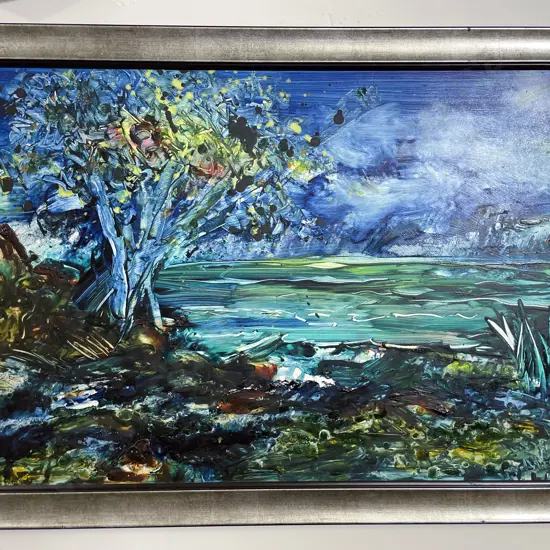 Wendye Eriksen - The Colours of The Winter Light - Oil on Board