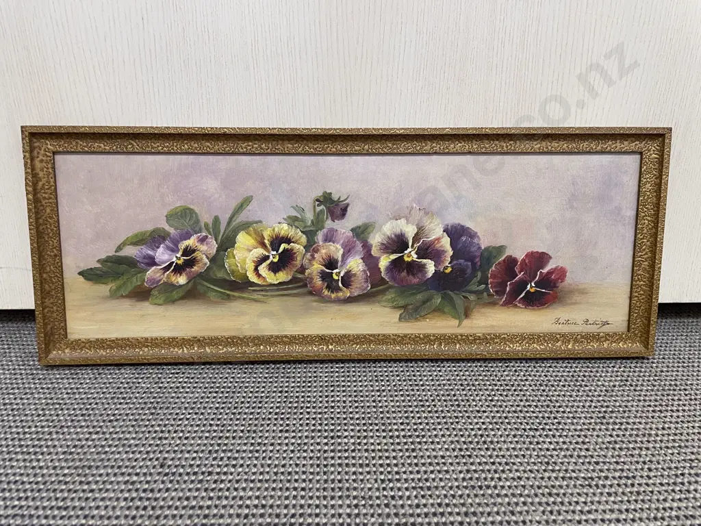 Beatrice Partridge - Floral Still Life - Oil on Board Image 1++