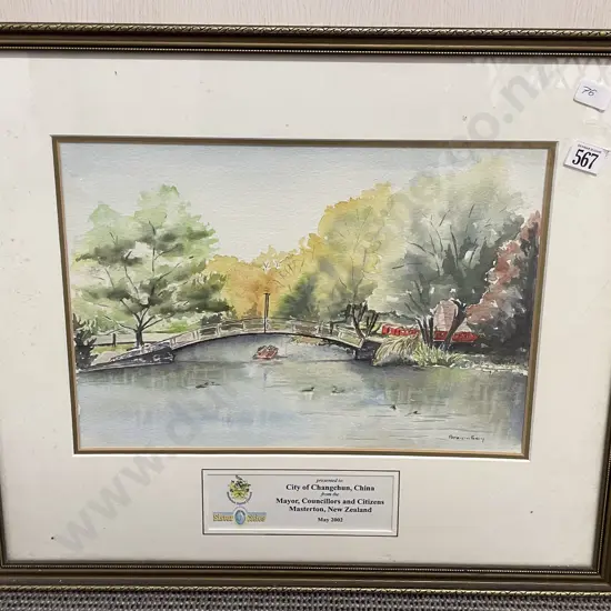 Patricia Percy - Sunday Afternoon in the Park - W/C