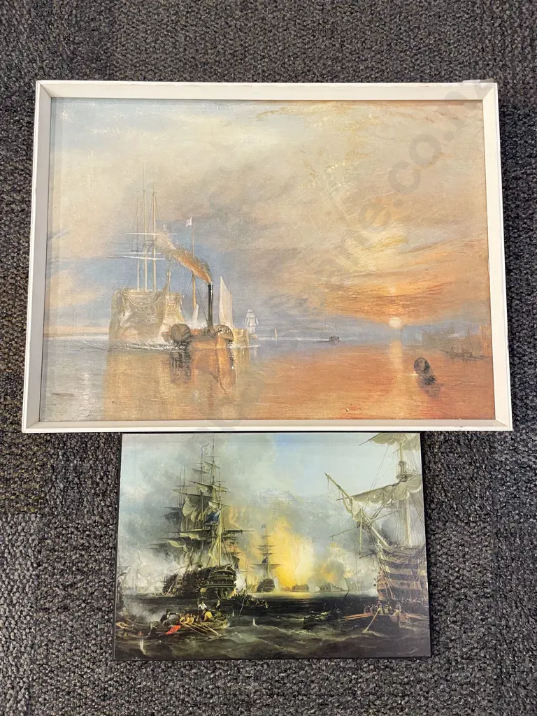 The Fighting Temeraire Print together with Print on Board Image 1++
