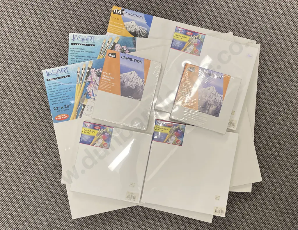 Eight Assorted As New Canvases Image 1++