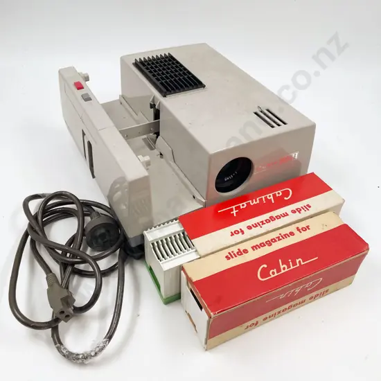 Vintage Slide Projector & Assorted Slides