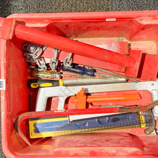 Box Quantity of Assorted Tools Etc