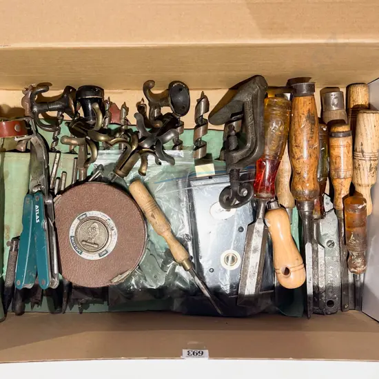 Boxed Quantity of Assorted Hand Tools Etc