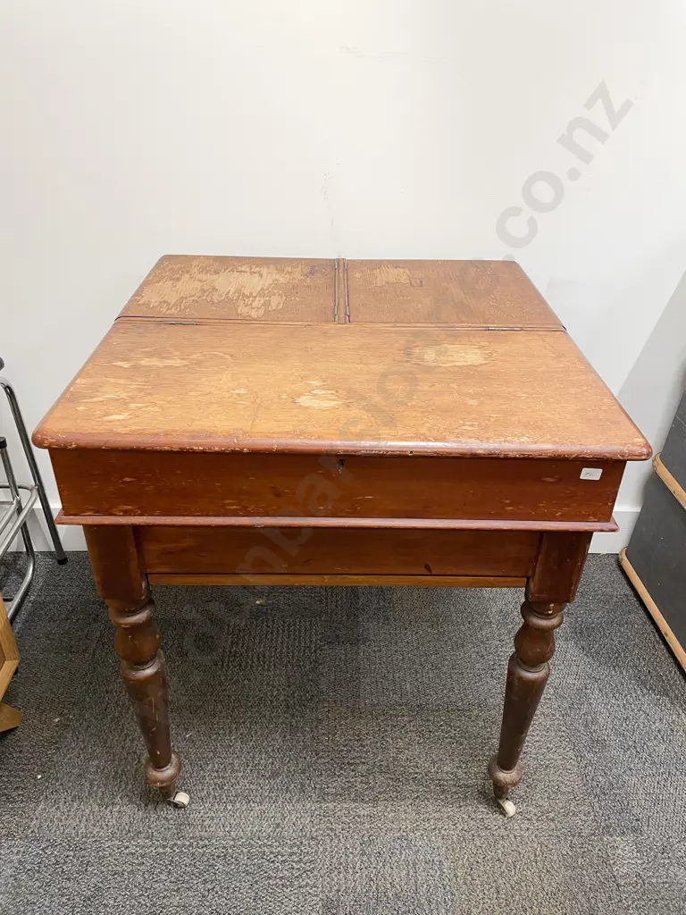 Colonial Kauri Multi Compartment Work Table Image 1++