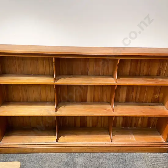 Kauri Open Bookcase with Graduated Shelves