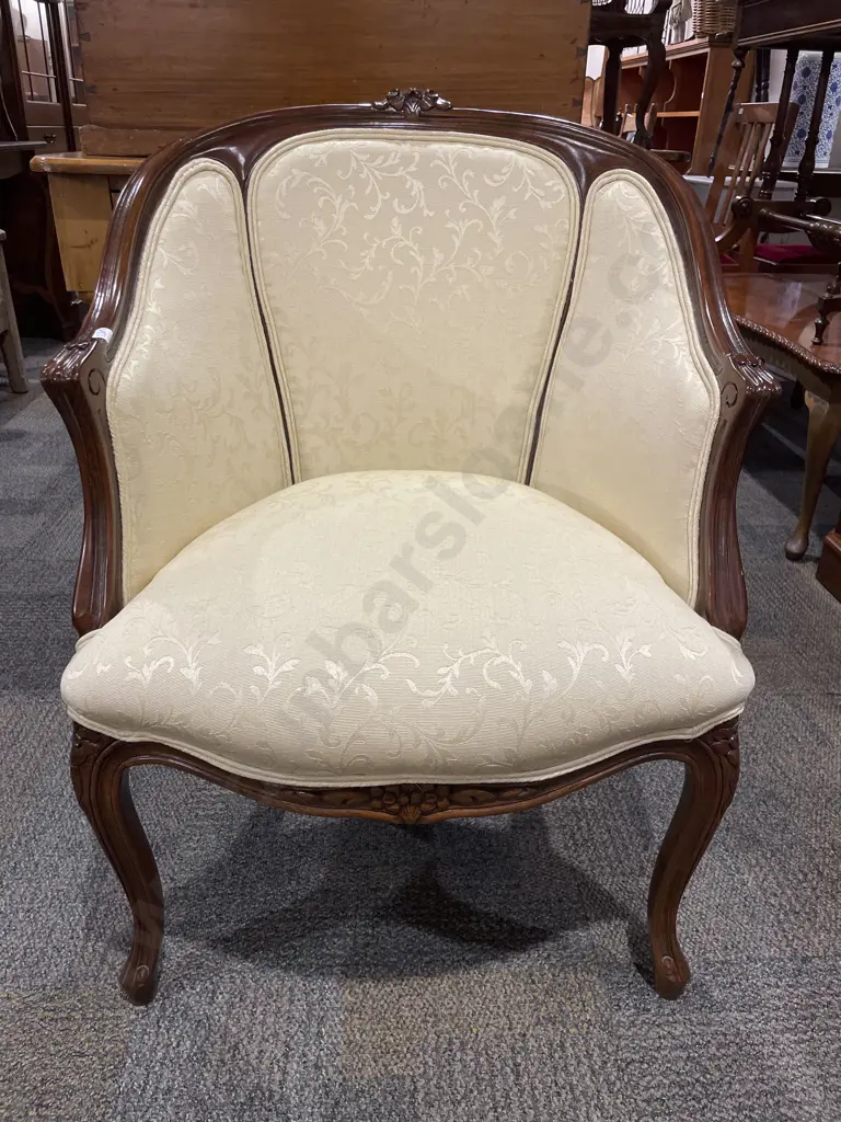 Pair of Reproduction Parlour Chairs Image 1++
