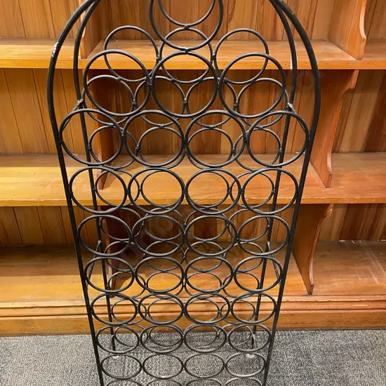 Wrought Metal Wine Rack