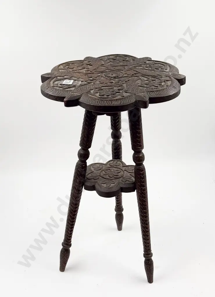 Chip Carved Wine Table Image 1++