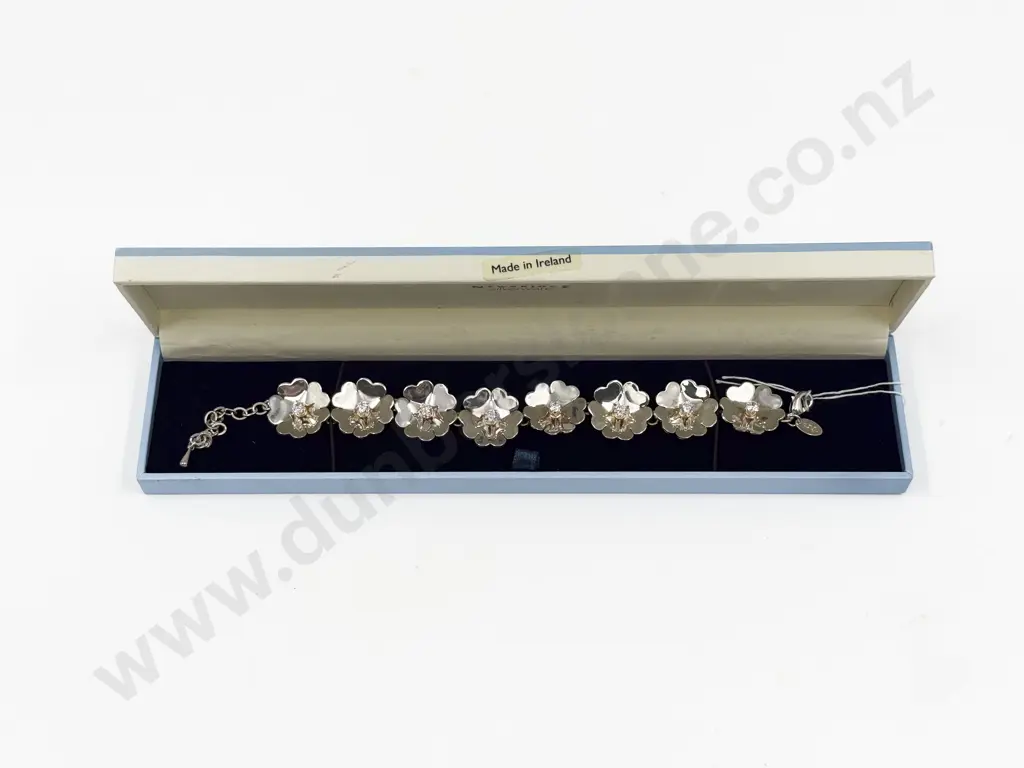 Newbridge Silverware (Ireland) Sterling Siver Floral Bracelet Image 1++