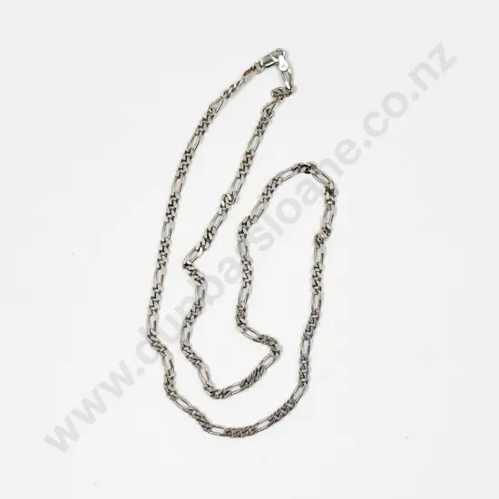 Sterling Silver Fancy Link Neck Chain