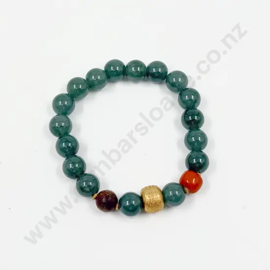 Jade Beaded Bracelet