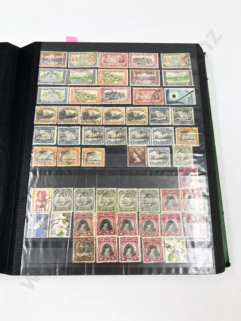 Stock Book Album Vintage World Stamps Image 1++