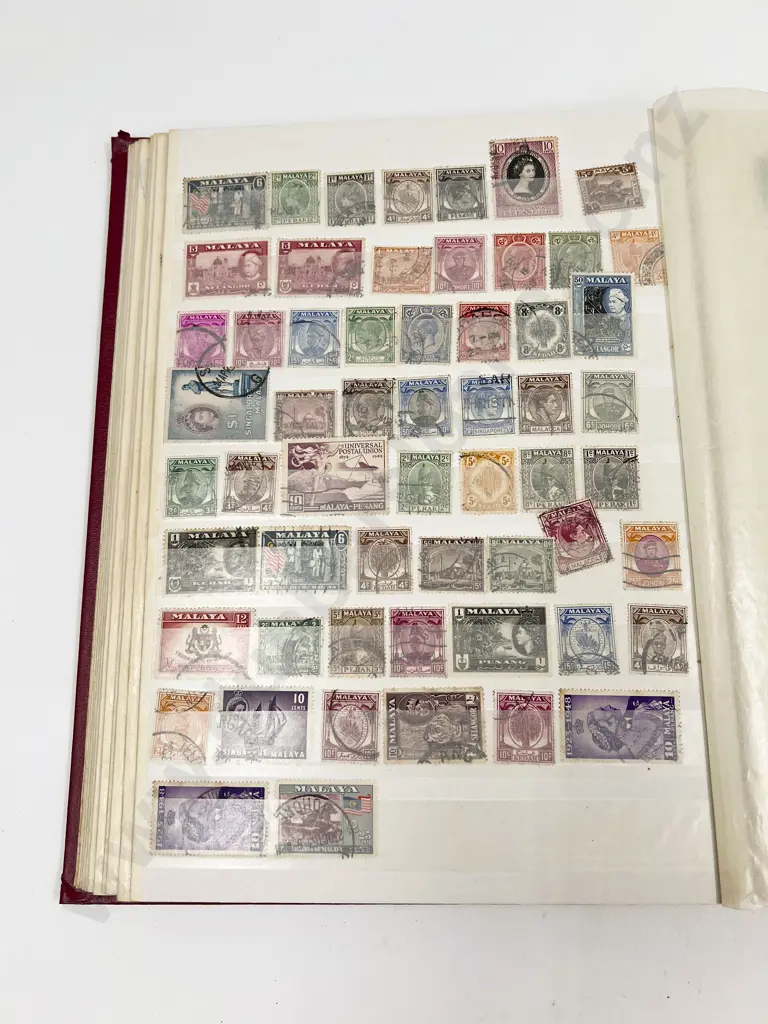 Stock Book Album Vintage World Stamps Image 1++