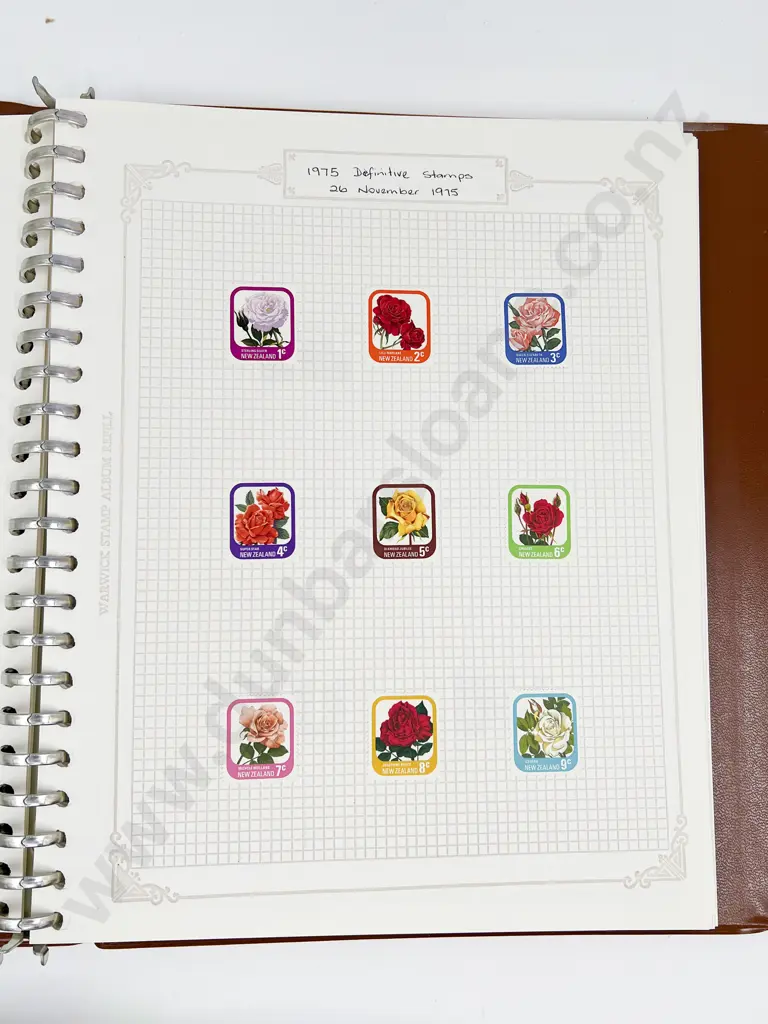 Two NZ Stamp Albums mainly Commemoratives and Definitives Image 1++