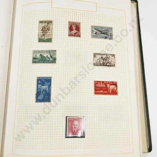 Two NZ Stamp Albums mainly Commemoratives and Definitives