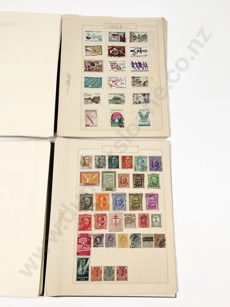 Vintage World Loose Page World Stamp Album Image 1++
