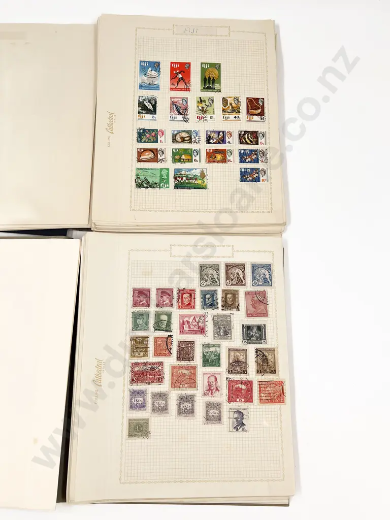 Vintage World Loose Page World Stamp Album Image 1++