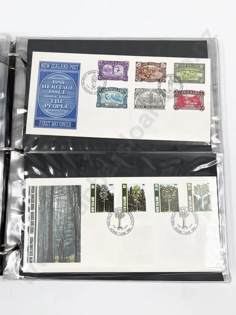 Two NZ FDC Albums Image 1++